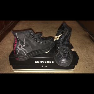 Spider man themed converse